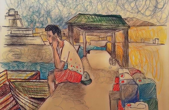 Estate a Lampedusa tra naufraghi e turisti. L’attesa del bambino