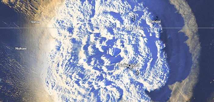 Il maremoto sull’isola di Tonga: un evento raro che abbiamo già conosciuto anche in Italia 