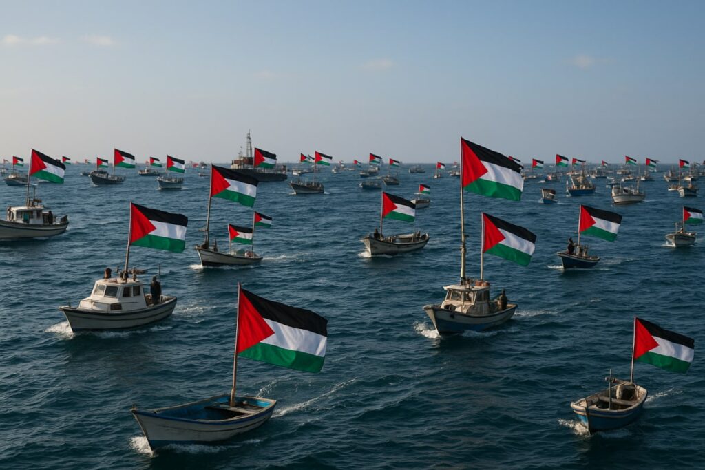 “Cambio di stato”. La flottilla catalizza la voglia di protestare per la Palestina. La Cina guida la conversione energetica
